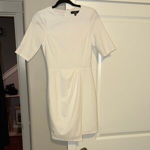 Lulu's Cream Midi Dress